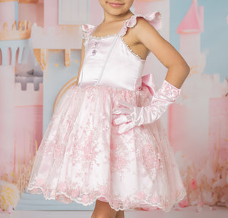 Blush Beauty Princess Couture Dress-**Pre Order ETA 8 Weeks**