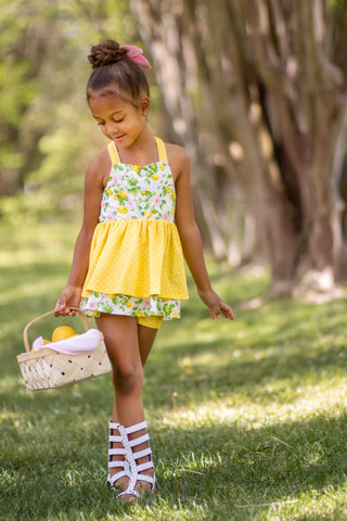 Lemons and Lace Tunic Set **Limited Pre-Order ETA Early June**