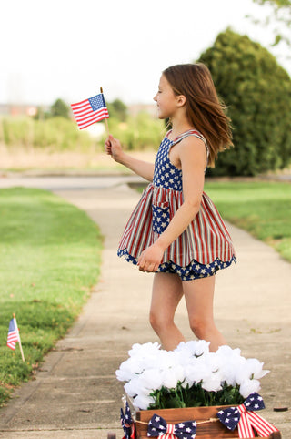 Vintage Stars and Stripes Tunic Set **Limited Pre-Order ETA mid-end of June**