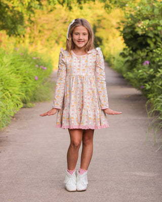 Blushing Pumpkins Twirl Dress **Pre-order ETA end of October**