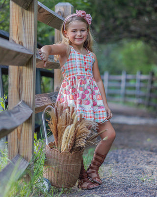 Plaid About Pumpkins Scalloped Tunic Set **Pre Order ETA Mid October**