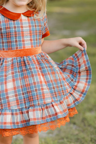 Cinnamon Sapphire Couture Dress **Pre Order ETA Mid October**