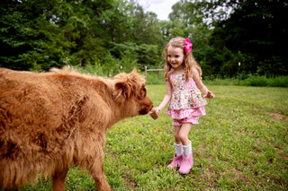 Country Charm Farmyard Friends Tunic Set- Ready to ship