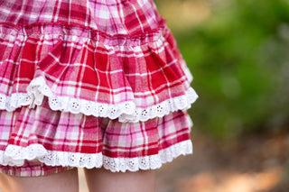 Sweetheart's Tartan Overalls- **Pre-Order ship early Jan**