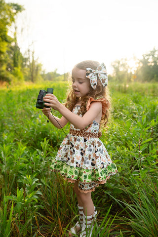 Animal Kingdom Safari Pinafore - Ready to Ship