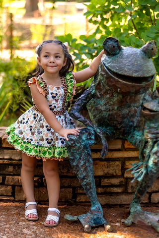 Animal Kingdom Safari Pinafore - Ready to Ship