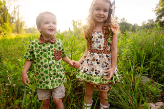 Animal Kingdom Safari Pinafore - Ready to Ship