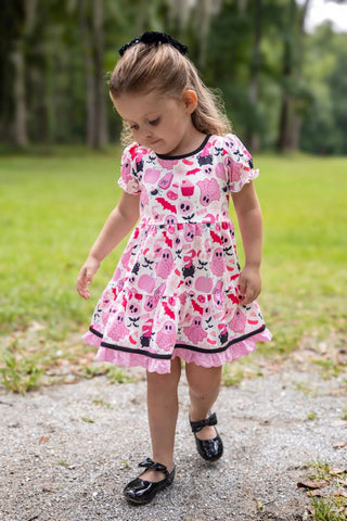 Sweet & Spooky Twirl Dress **Preorder ETA 6-8 Weeks**