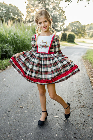 Rocking Horse Reverie – Noelle Couture Dress **Pre-Order ETA 8 Weeks**