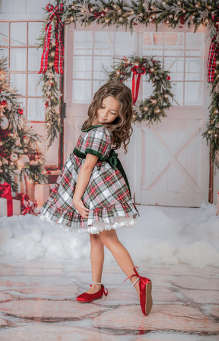Evergreen Tartan Signature Dress **Pre-Order ETA 8 Weeks**