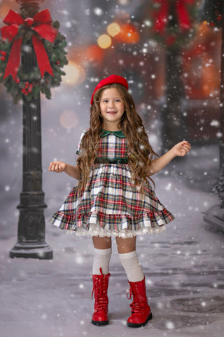 Evergreen Tartan Signature Dress **Pre-Order ETA 8 Weeks**
