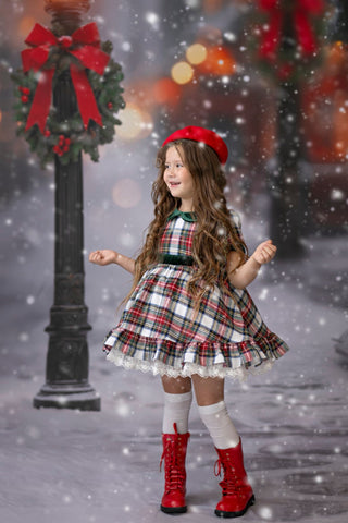 Evergreen Tartan Signature Dress **Pre-Order ETA 8 Weeks**