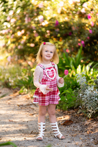 Sweetheart's Tartan Overalls- **Pre-Order ship early Jan**