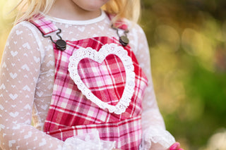Sweetheart's Tartan Overalls- **Pre-Order ship early Jan**