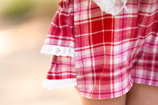 Sweetheart's Tartan Overalls- **Pre-Order ship early Jan**
