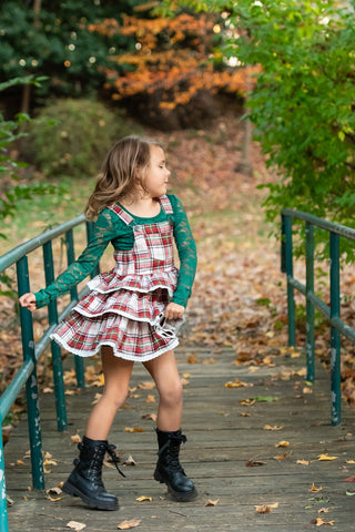 Lace Layering Top Cotton Bodice (Green)-Ready to Ship