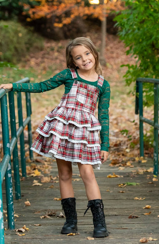 Lace Layering Top Cotton Bodice (Green)-Ready to Ship