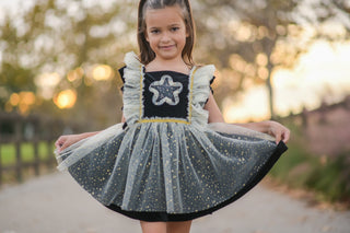 Stardust Shimmer Velvet and Tulle Pinafore Set **Pre-Order ETA mid Dec.**