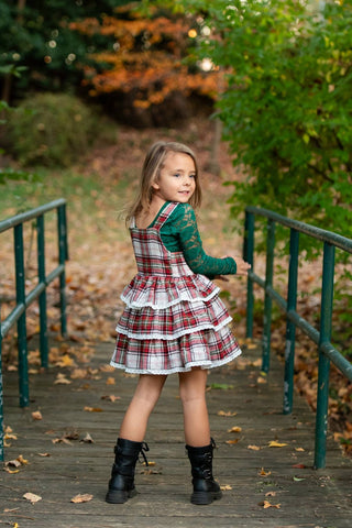 Lace Layering Top Cotton Bodice (Green)-Ready to Ship