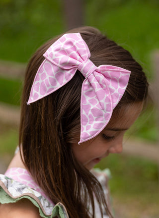 Adventures in the Wild Hair Bow-Pink