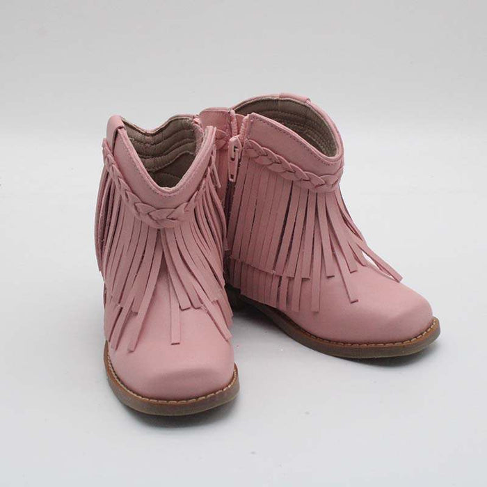 Pink Cowgirl Boots-RTS