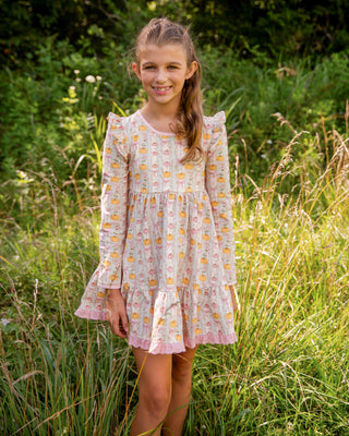 Blushing Pumpkins Twirl Dress **Pre-order ETA end of October**