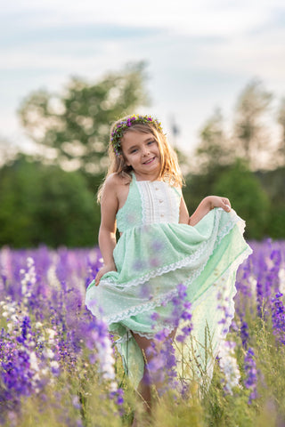 Tiana's Ocean Dance Hi-Lo Dress Set