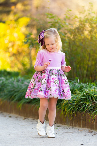 Fleur de Luxe Couture Dress and Bloomers **Pre-Order ETA Ships Mid March**