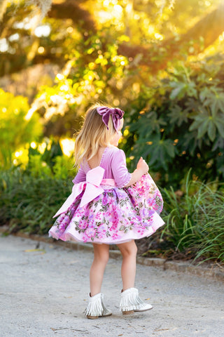 Fleur de Luxe Couture Dress and Bloomers **Pre-Order ETA Ships Mid March**