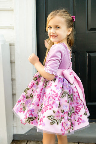Fleur de Luxe Couture Dress and Bloomers **Pre-Order ETA Ships Mid March**