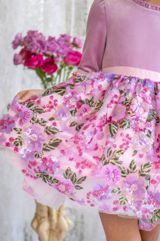 Fleur de Luxe Couture Dress and Bloomers **Pre-Order ETA Ships Mid March**