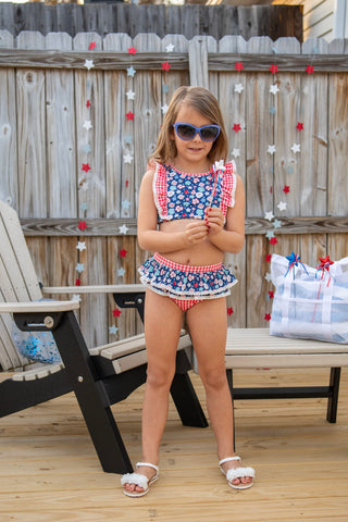 Firecracker Floral 3 Piece Swim