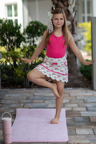 Rosy Bouquet Bliss- 2 Piece Activewear Set