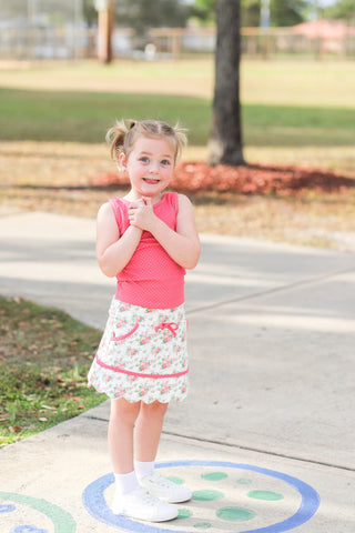 Rosy Bouquet Bliss- 2 Piece Activewear Set