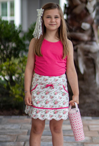 Rosy Bouquet Bliss- 2 Piece Activewear Set