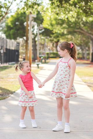 Rosy Bouquet Bliss Activewear Dress