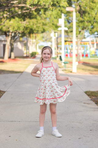 Rosy Bouquet Bliss Activewear Dress