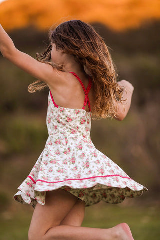 Rosy Bouquet Bliss Activewear Dress
