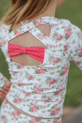 Rosy Boquet Bliss Activewear Set-LS