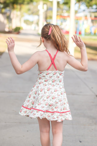 Rosy Bouquet Bliss Activewear Dress