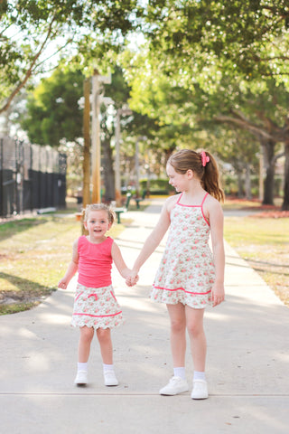 Rosy Bouquet Bliss- 2 Piece Activewear Set