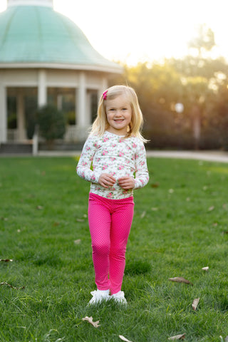 Rosy Boquet Bliss Activewear Set-LS