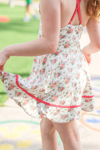 Rosy Bouquet Bliss Activewear Dress