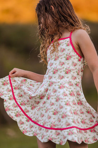 Rosy Bouquet Bliss Activewear Dress