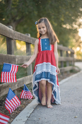 Patriotic Princess Hi-Lo