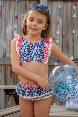 Firecracker Floral 3 Piece Swim  **Pre-Order ETA ships Mid May**