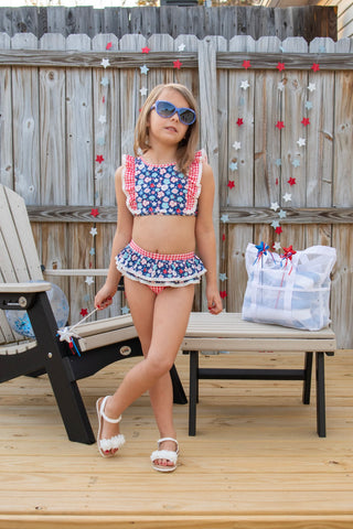 Firecracker Floral 3 Piece Swim