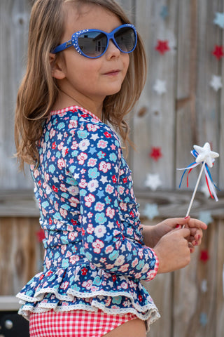 Firecracker Floral 3 Piece Swim
