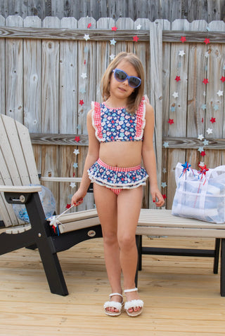 Firecracker Floral 3 Piece Swim