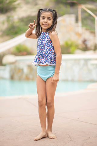 Firecracker Floral Tankini 2 Piece Swim